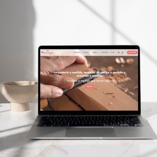 visiby carpinteria miaje diseno web design seo visibilidad online mockup